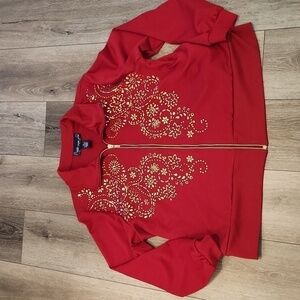 Susan Grave Style Zip Up Sweater